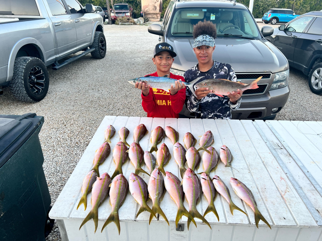 9 fish caught during fishing trip in Key Largo