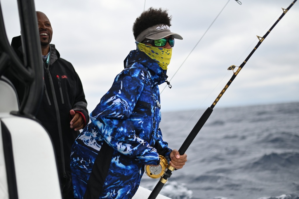 Two people fishing in FL