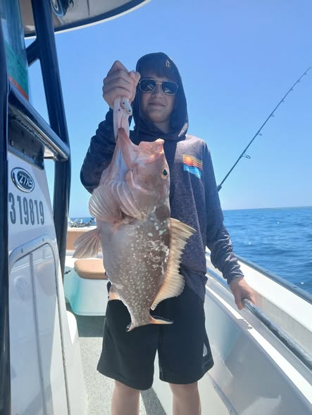 Red grouper caught while fishing in St. Petersburg FL waters