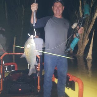 One angler fishing in Tunica