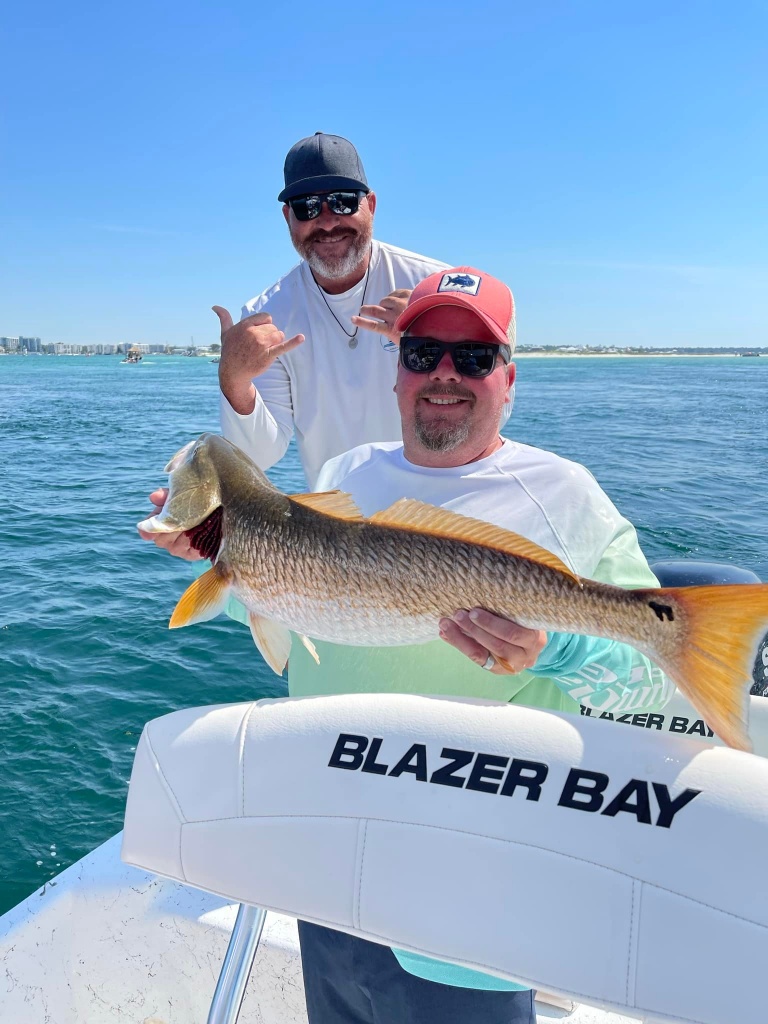 Redfish caught in Orange Beach