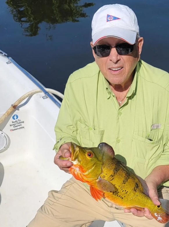 Angler with 10-inch fish in FL