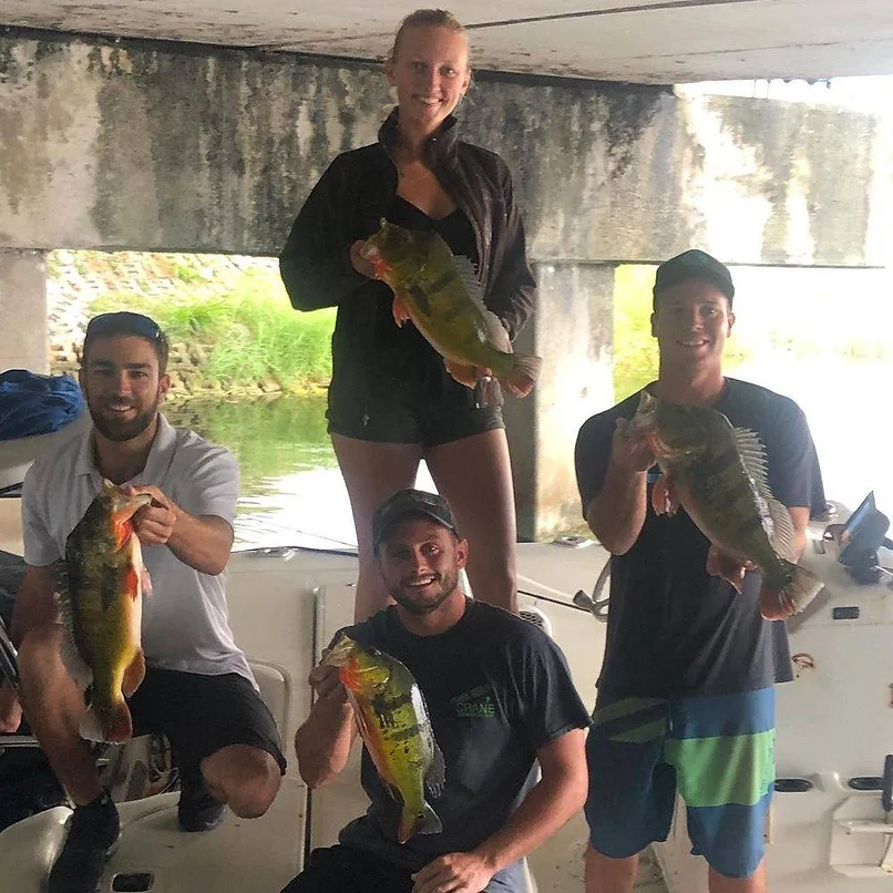 4 anglers fishing in Florida