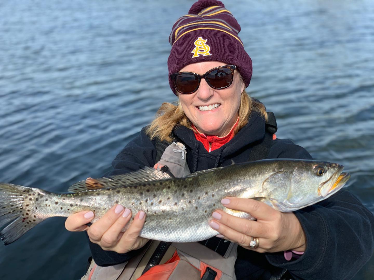 Spotted Weakfish caught in Destin