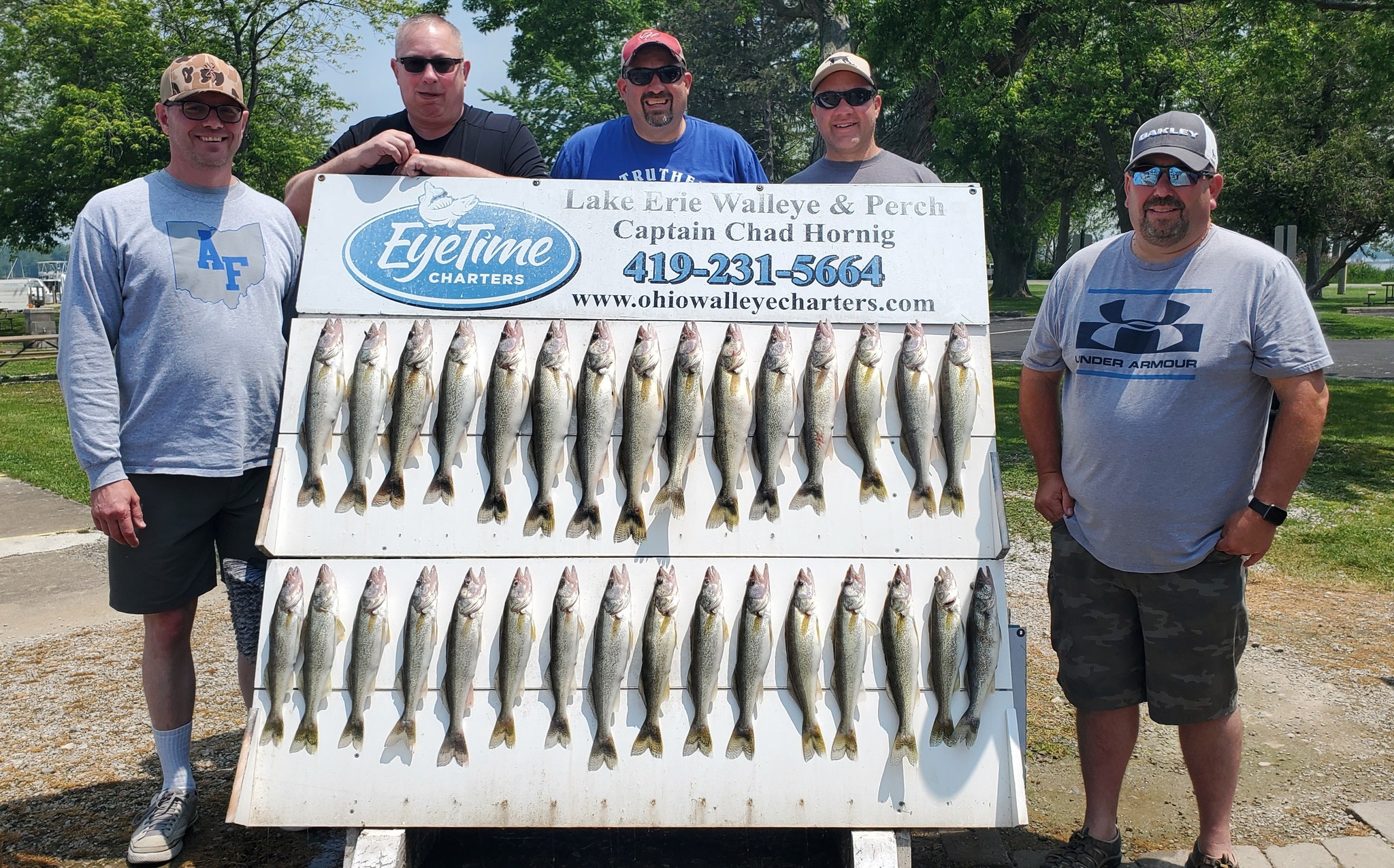 2 anglers fishing in OH