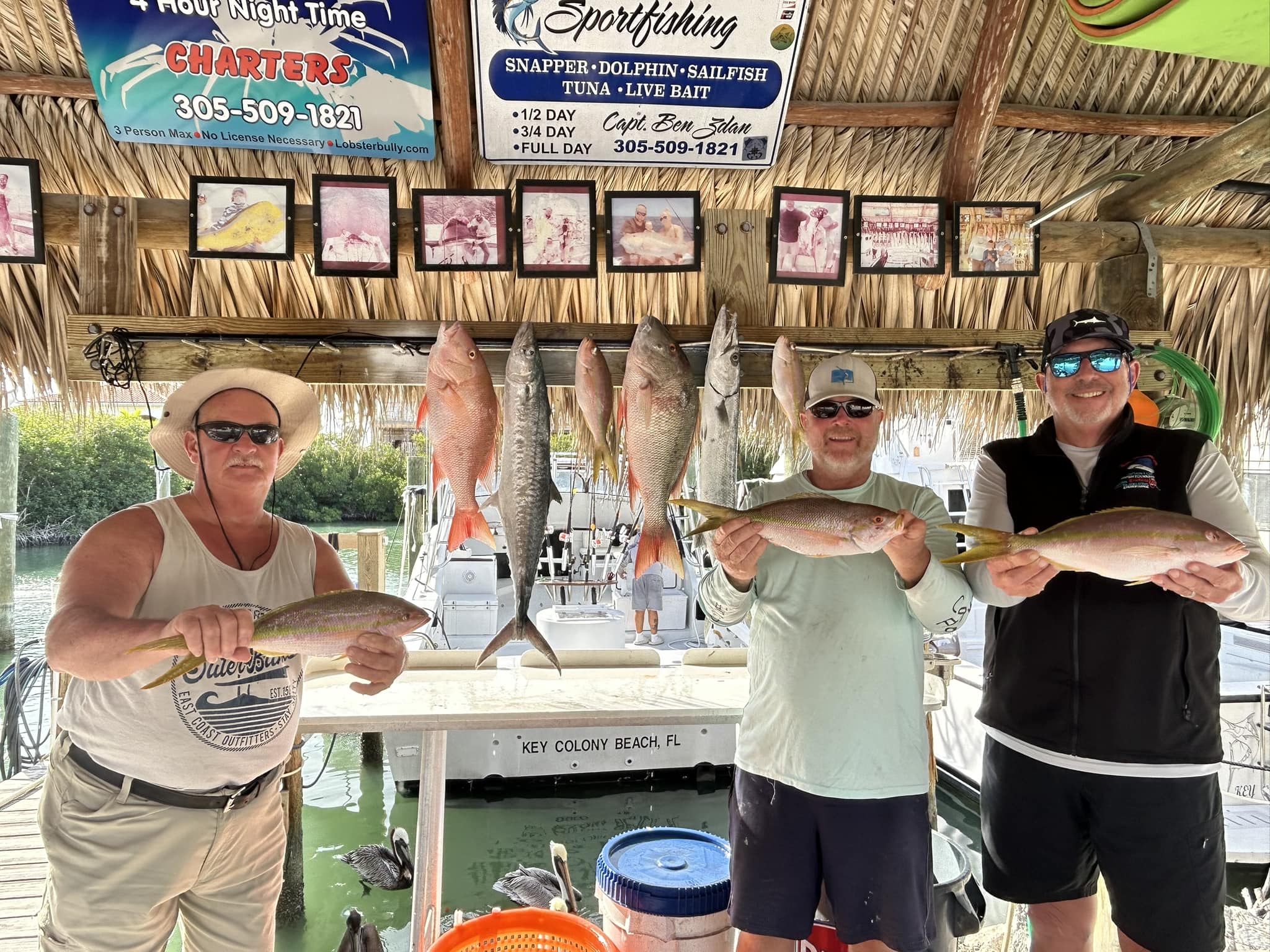6 king mackerel fishing in Marathon, Florida