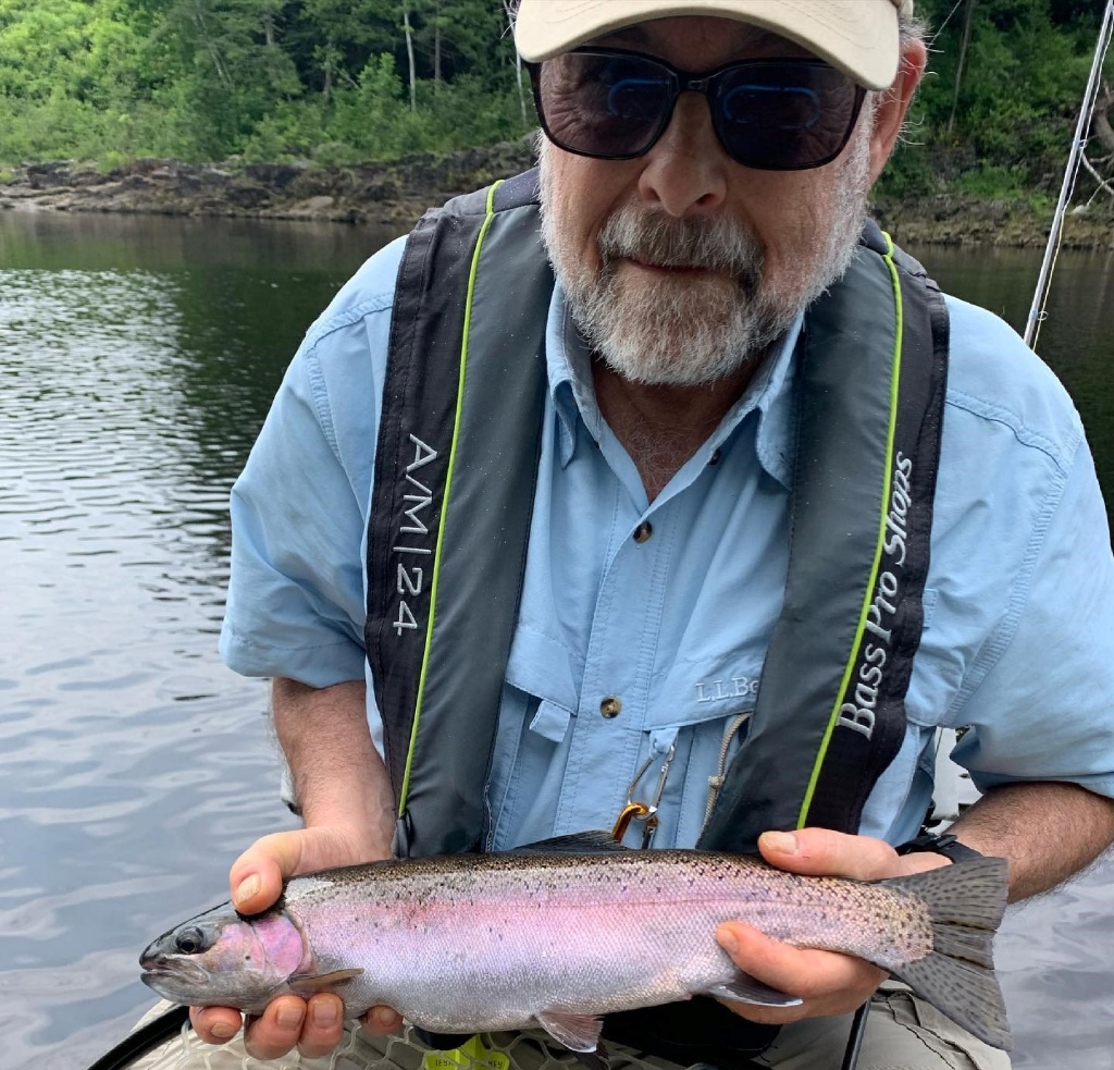 A magnificent rainbow trout caught in Bethlehem