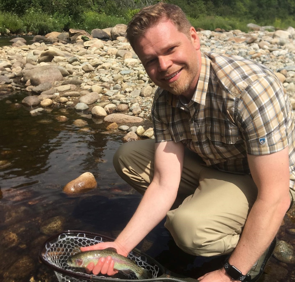 Rainbow trout caught in Bethlehem