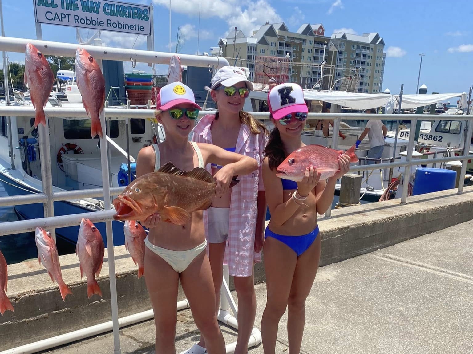 12-hour beginner fishing charter boat with Captain Rob in Panama City Gulf waters offshore