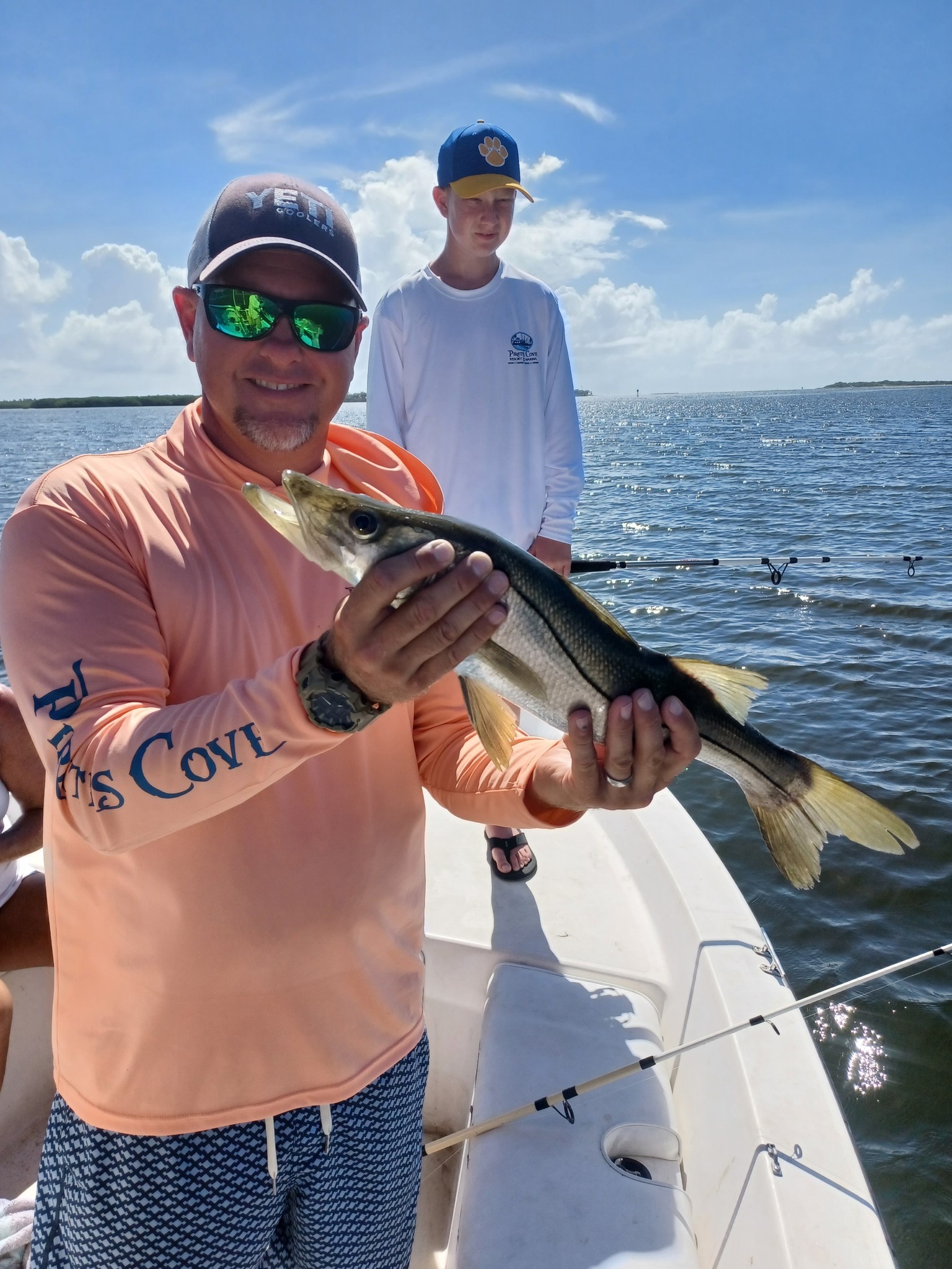 Two anglers fishing in Jupiter