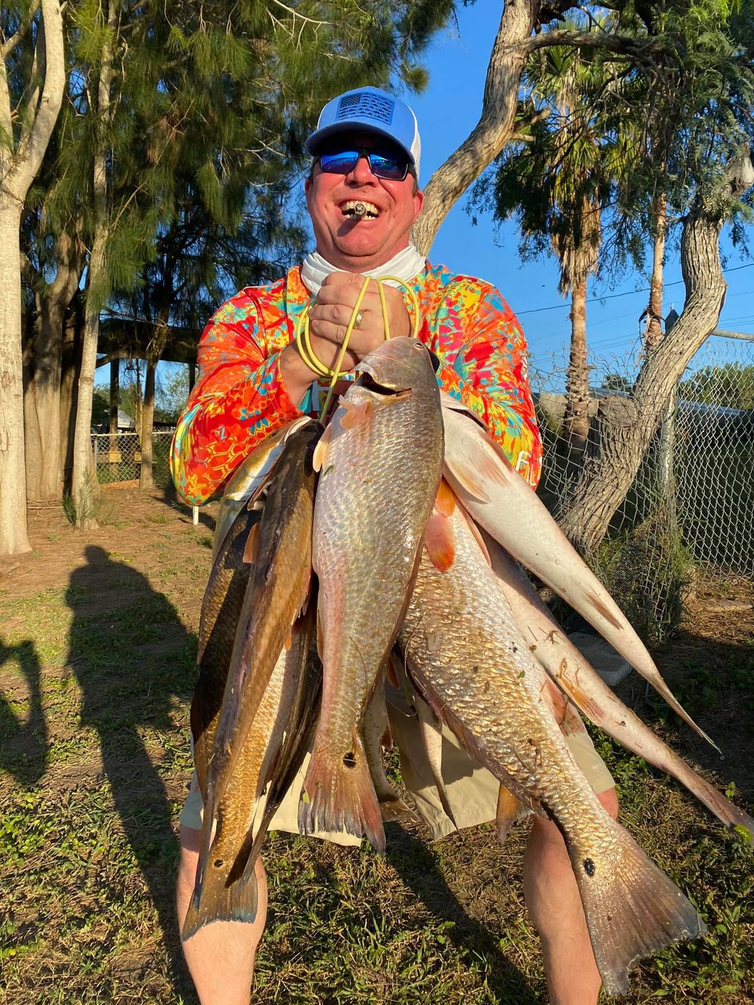 Redfish measuring 22 inches caught in TX