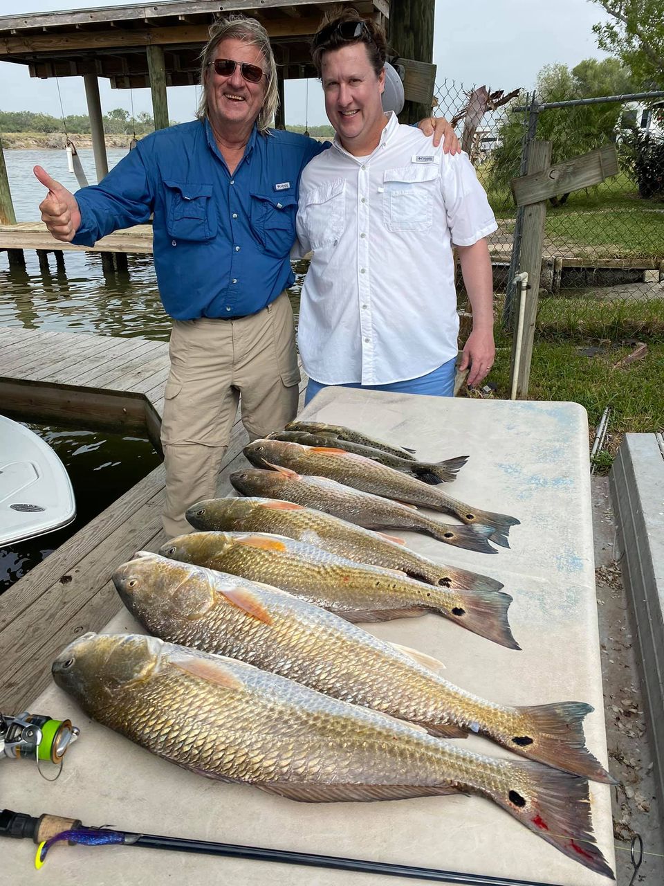 Redfish catch on South Padre Island