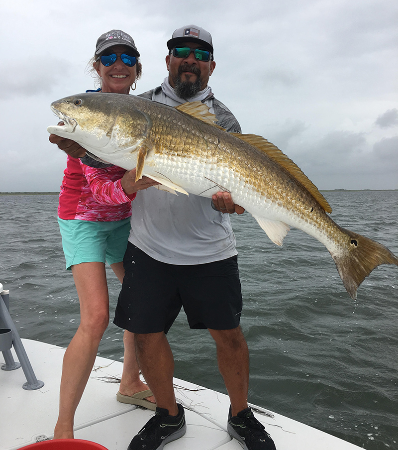 2 people fishing at Port Aransas