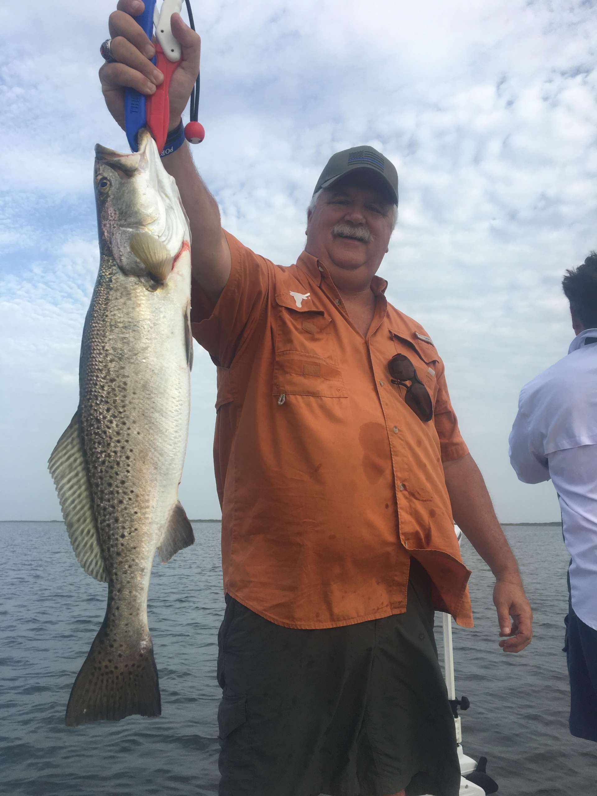 Spotted Weakfish, 32-inch fish caught by one person in Port Aransas