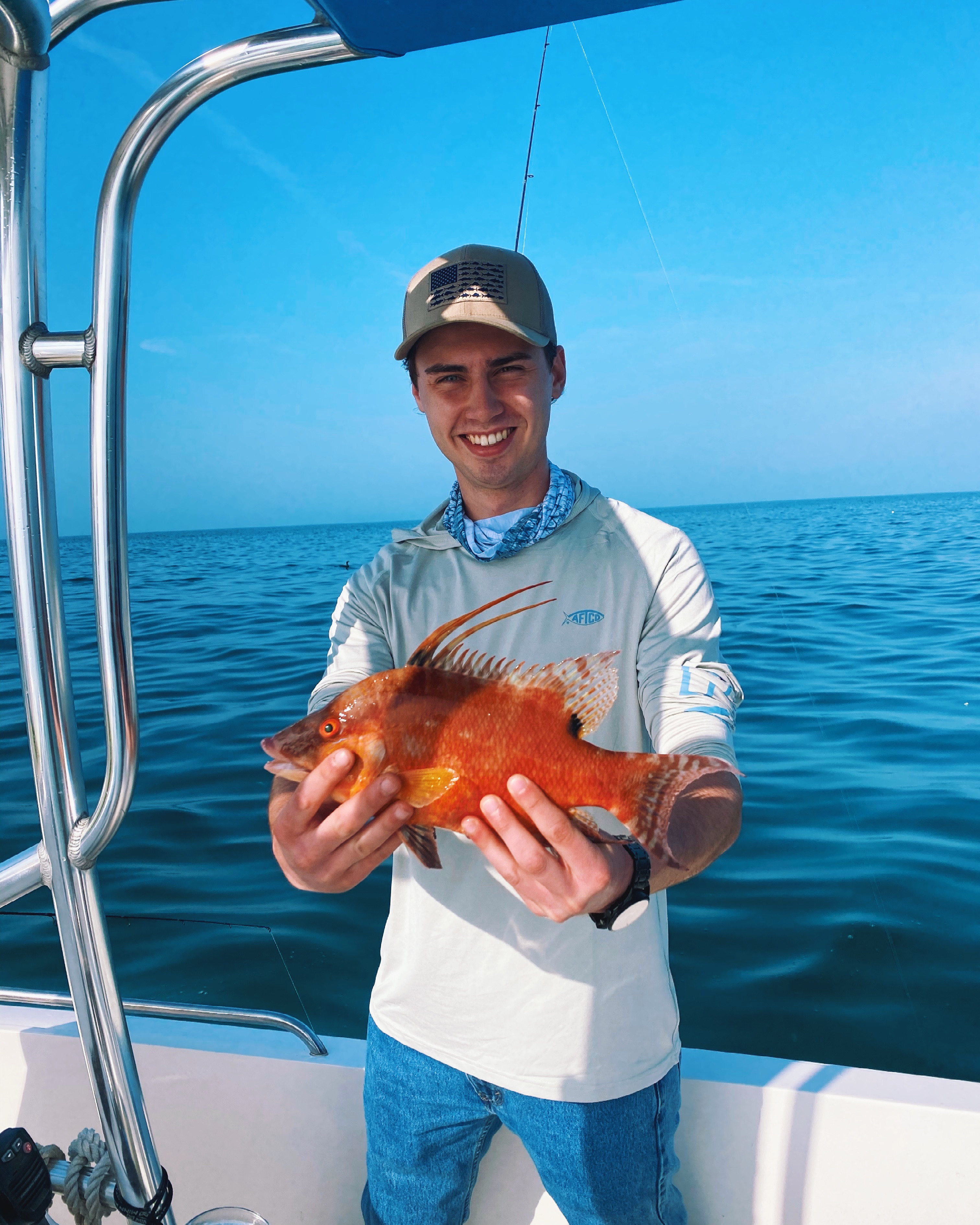 One angler enjoys a day of fishing in Clearwater