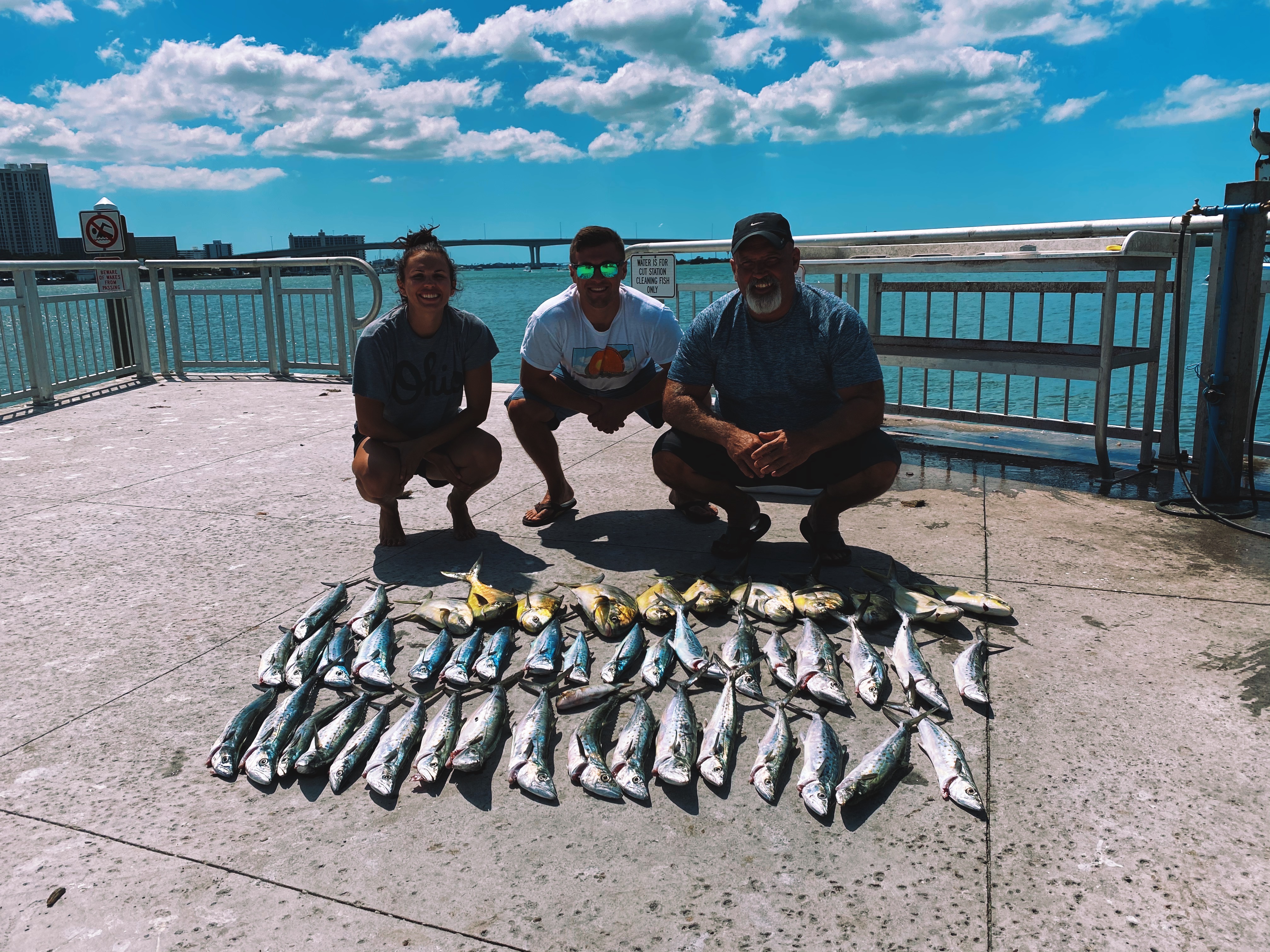 4 people fishing in Florida
