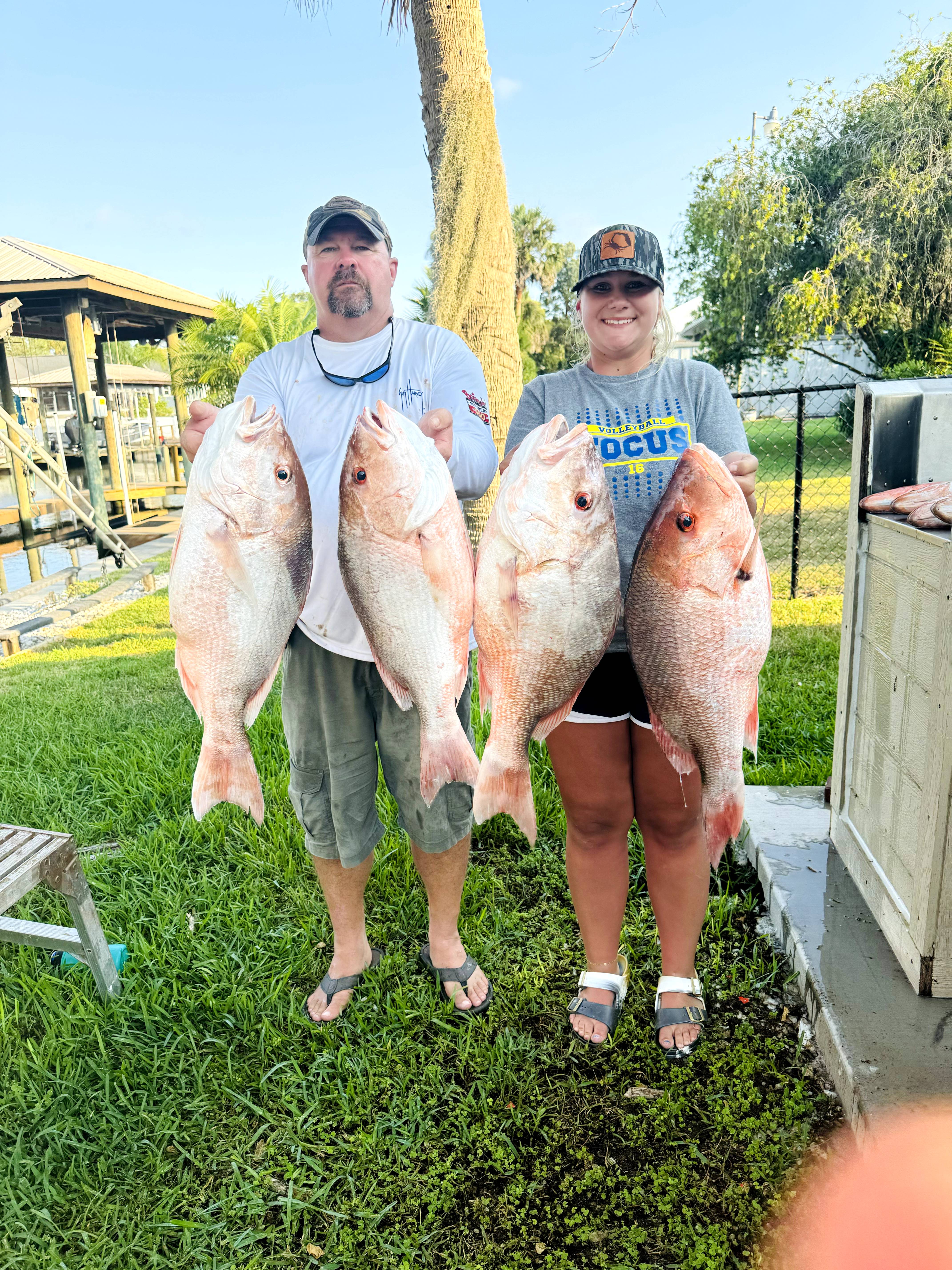 4 big fish caught while fishing in FL