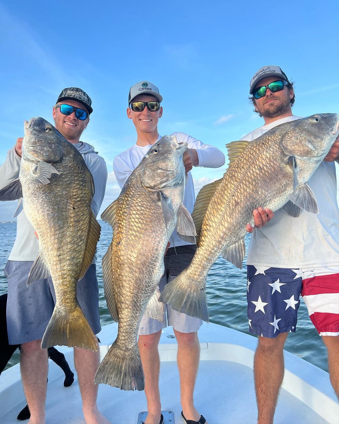Redfish caught in the waters of St. Petersburg