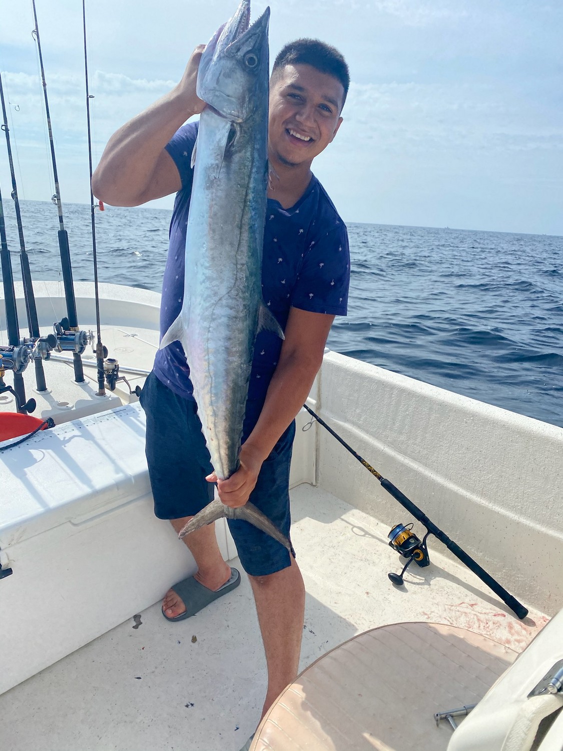 Impressive catch of a king mackerel fish in FL