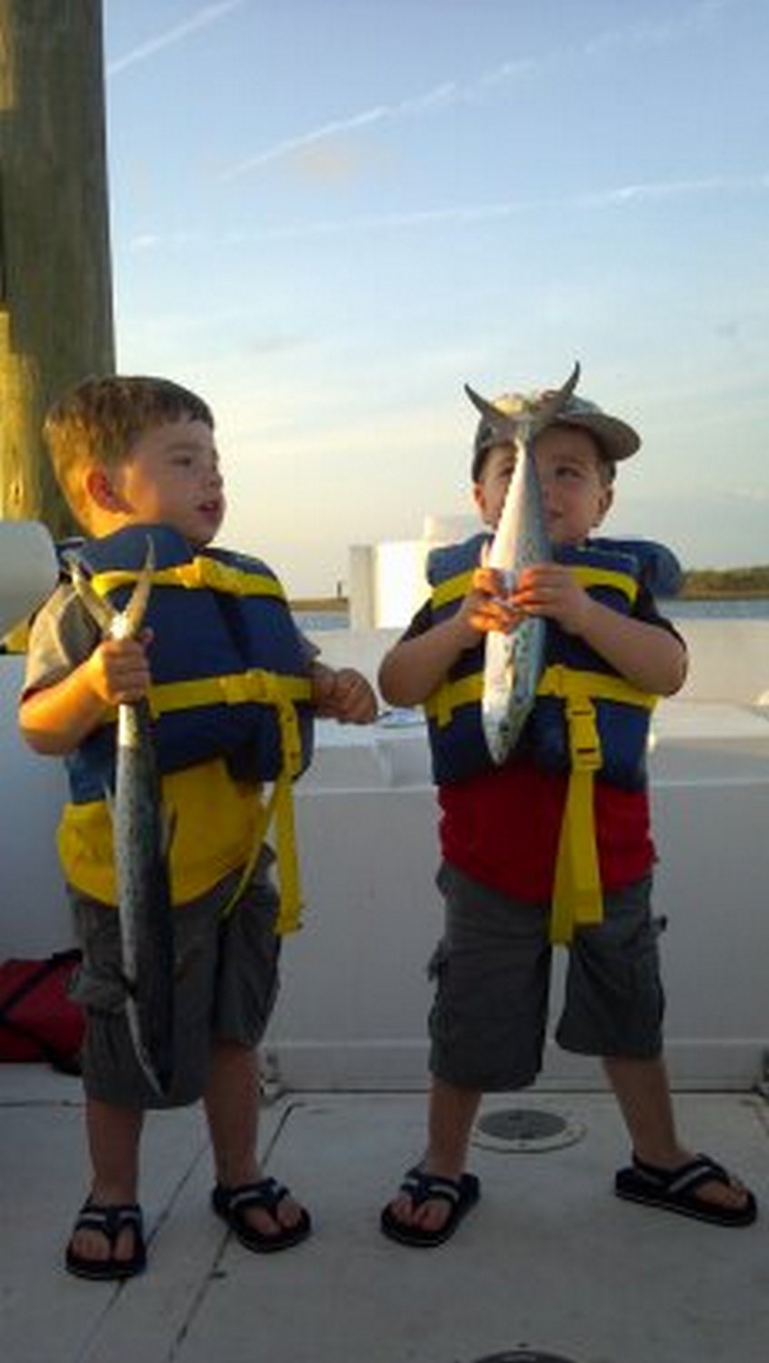Two people fishing in Panama City