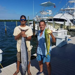 Two anglers with big fish in Florida