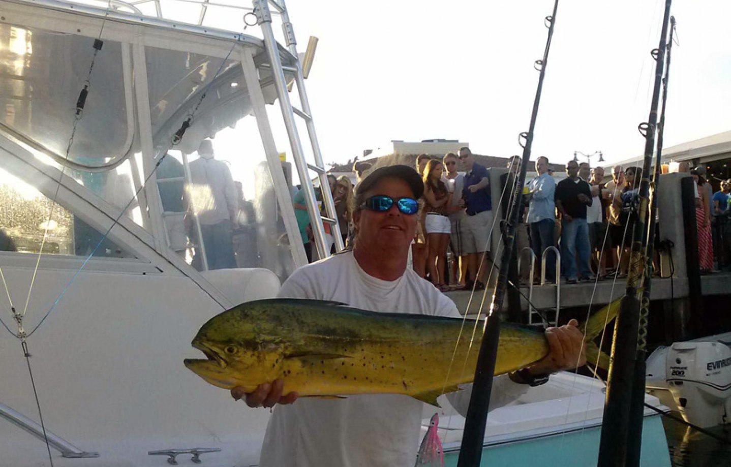 Nine people fishing in Florida