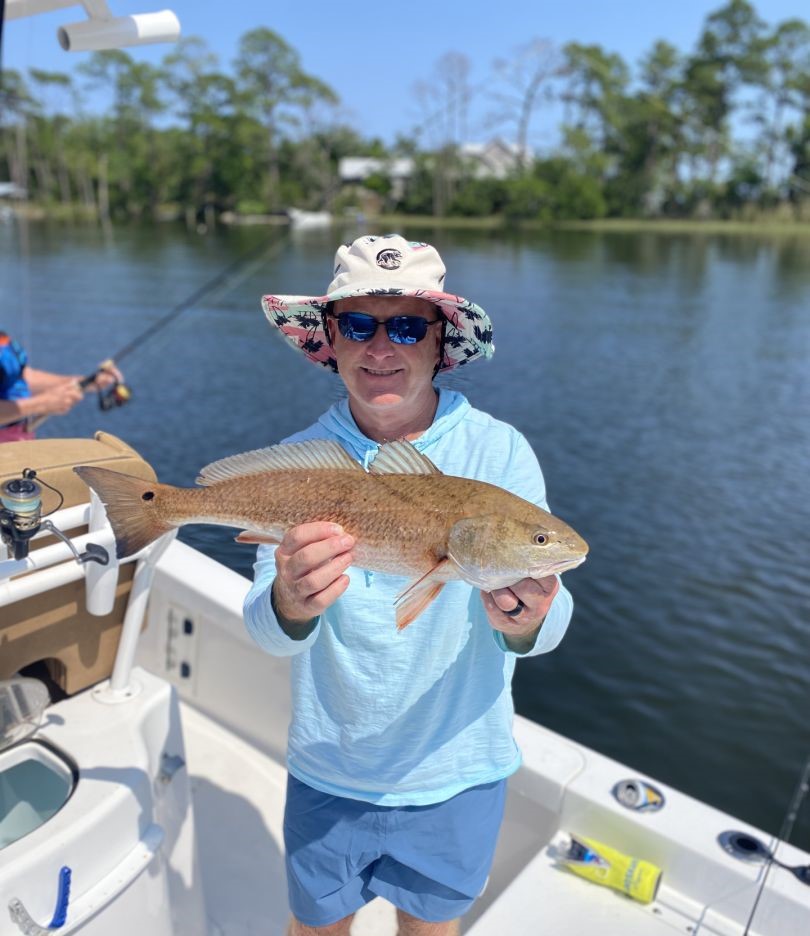 Redfish caught in AL while fishing
