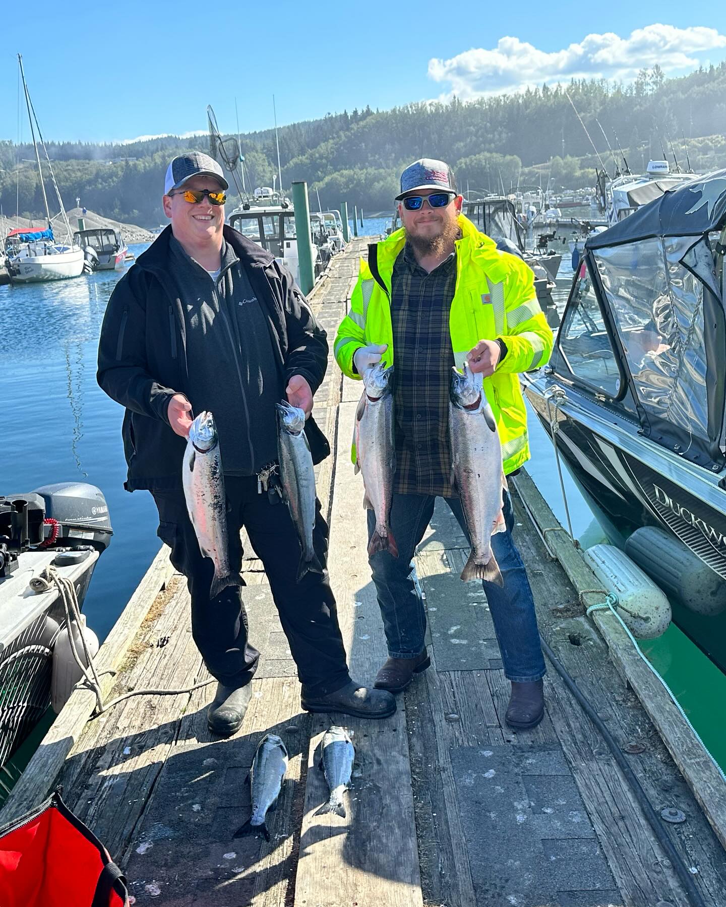 King Salmon and Sturgeon fishing charter on Willamette River Portland Oregon with Captain Ej