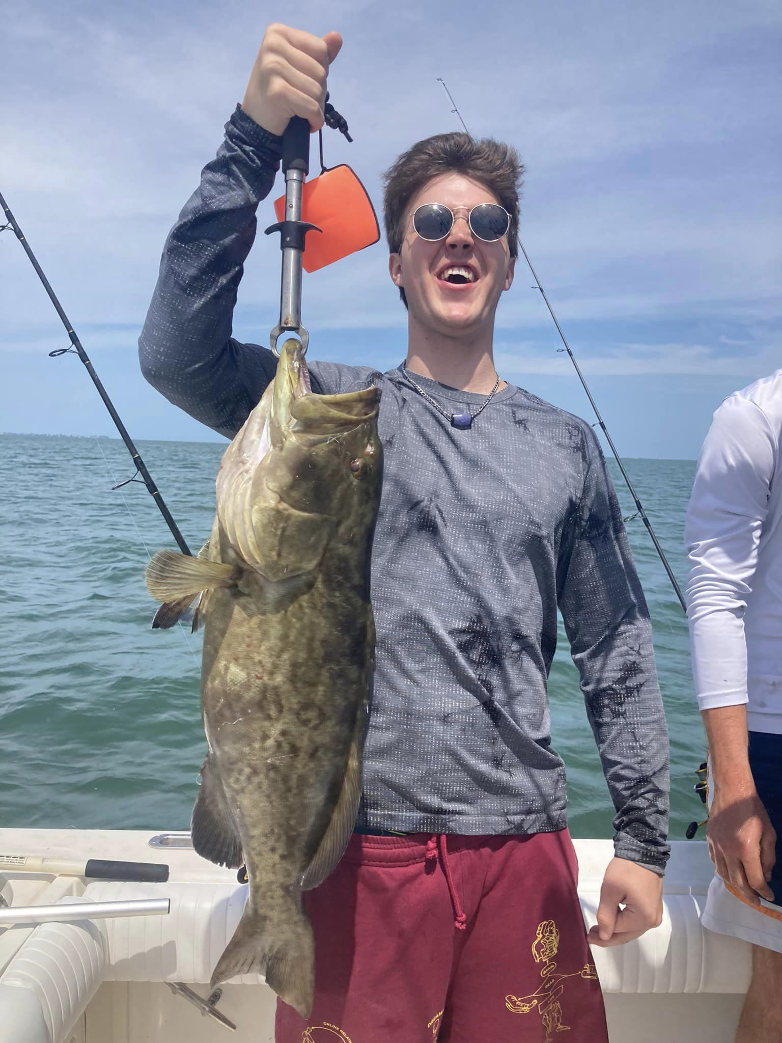 Gag Grouper, 27 inches, caught while fishing in FL