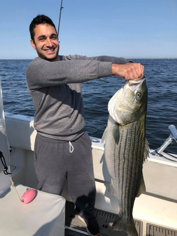 Striped bass caught in NJ