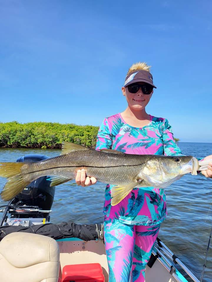 Crystal River, FL Reeled In a Snook