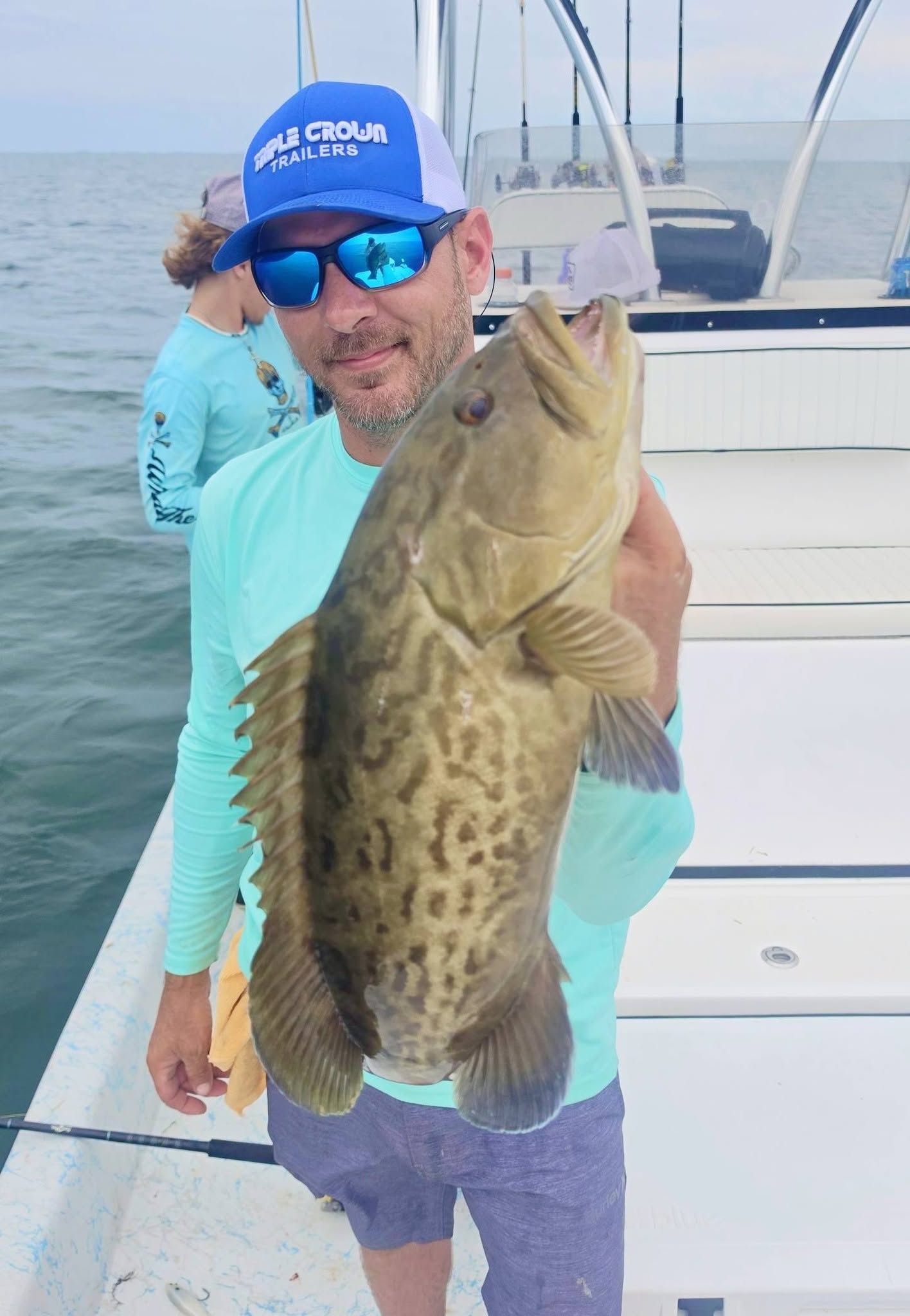 Gag grouper catch from fishing charter in Citrus County Florida