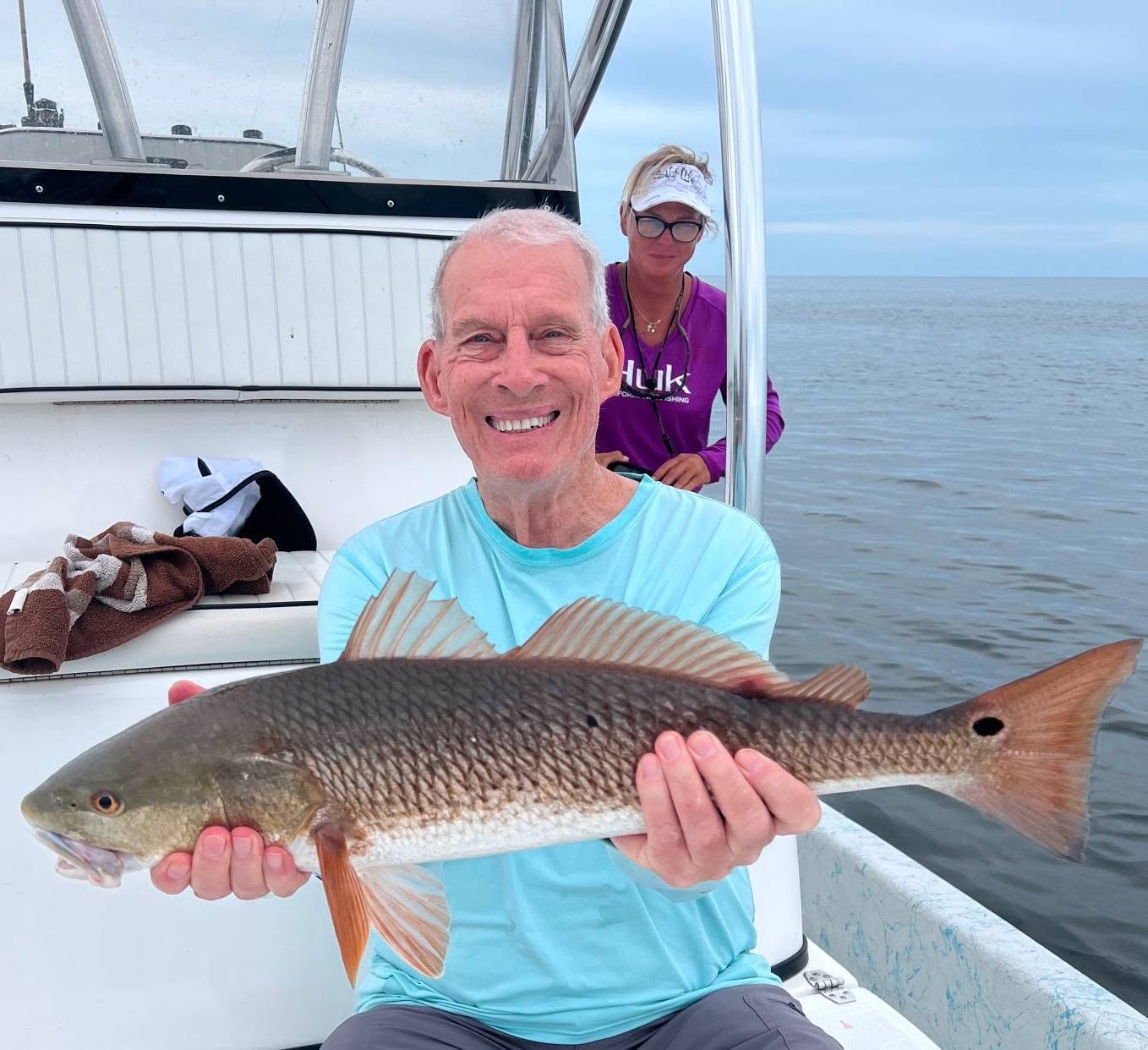 Redfish caught during fishing charter in Citrus County Florida
