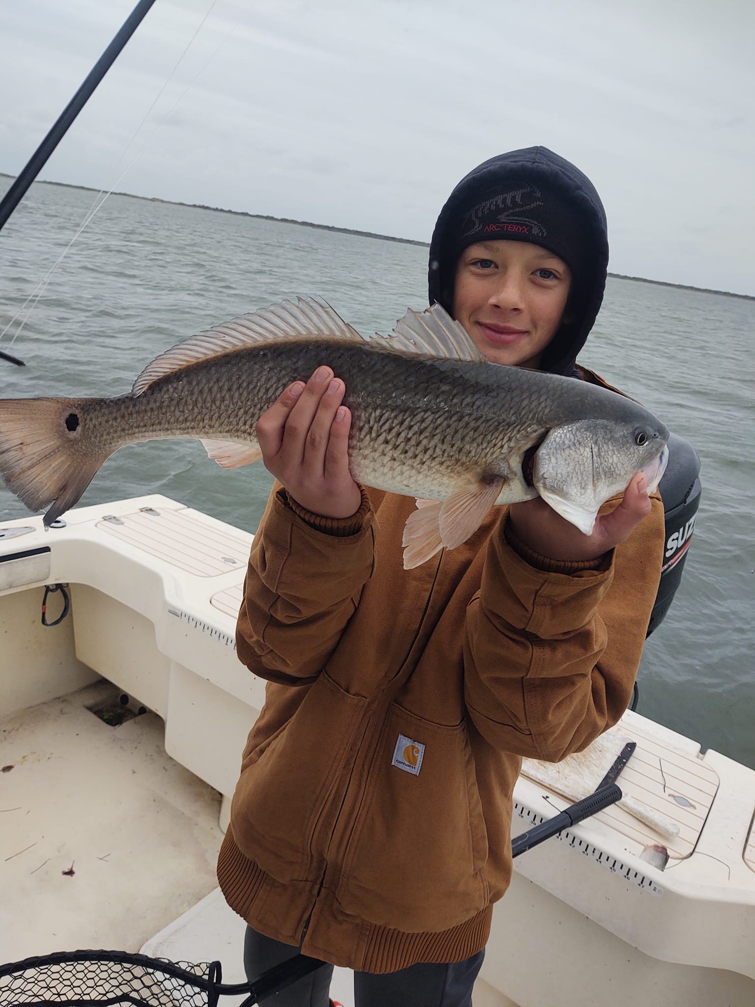 Redfish caught while fishing in NC