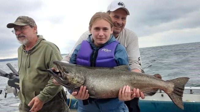 Reel Fun: A 6-Hour Fishing Excursion on Lake Ontario! (Price Is For 1-4 Guests With Lodging)
