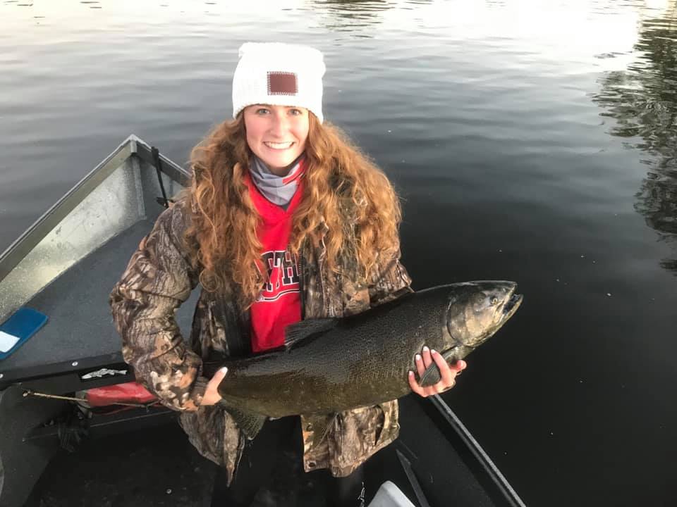 A person fishing in New York