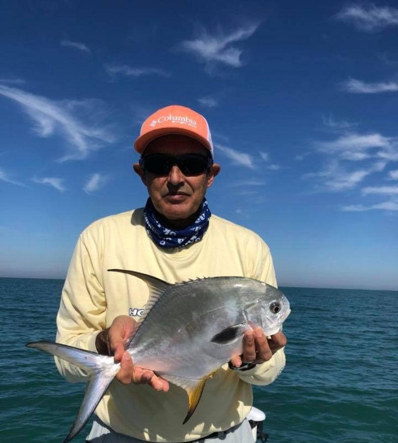 Permit fish caught in Boca Grande