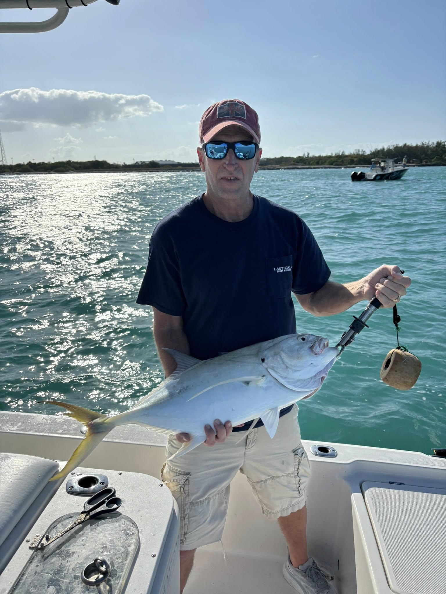 Crevalle Jack fish caught while fishing in FL