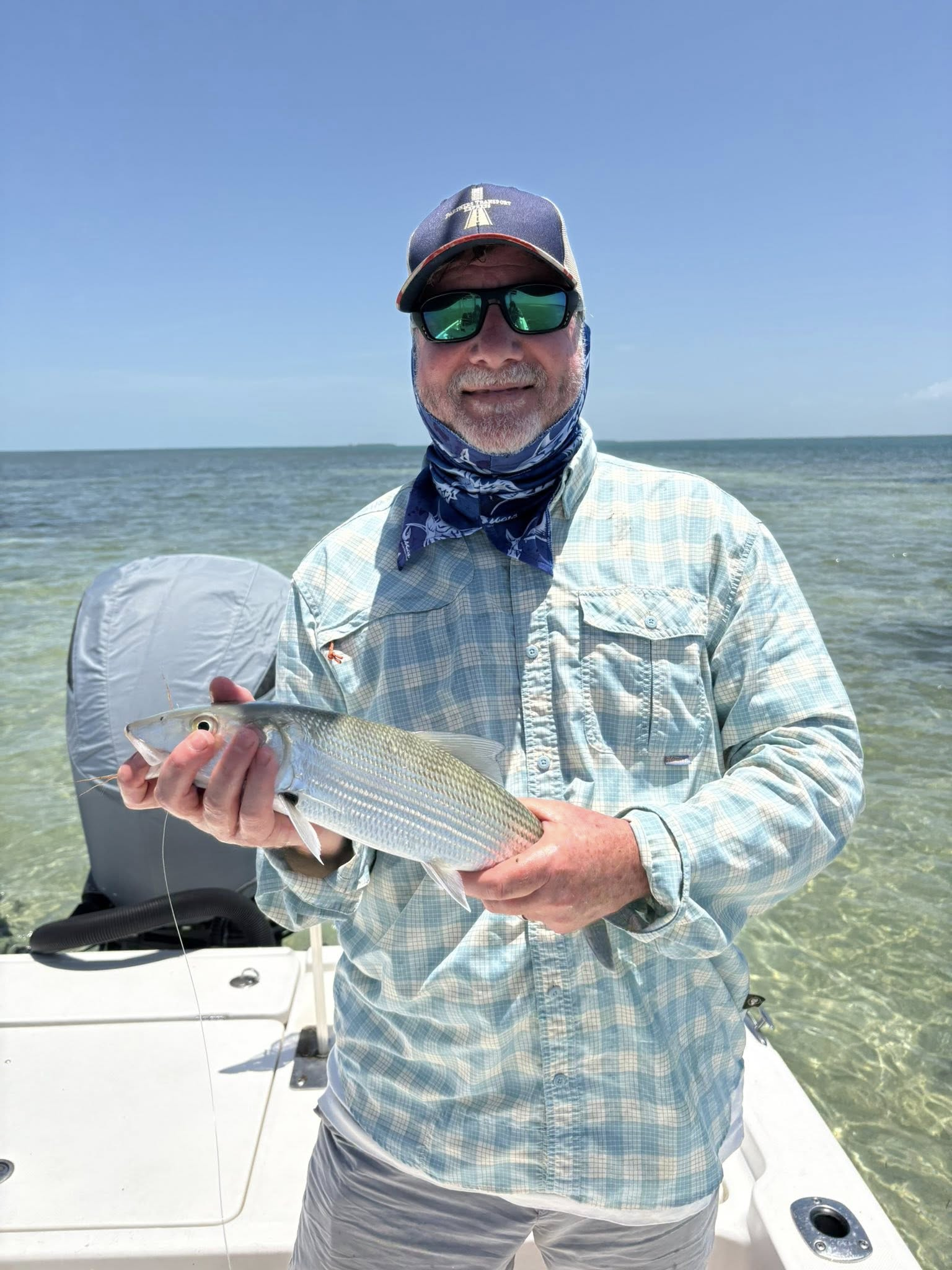 One person fishing in Florida