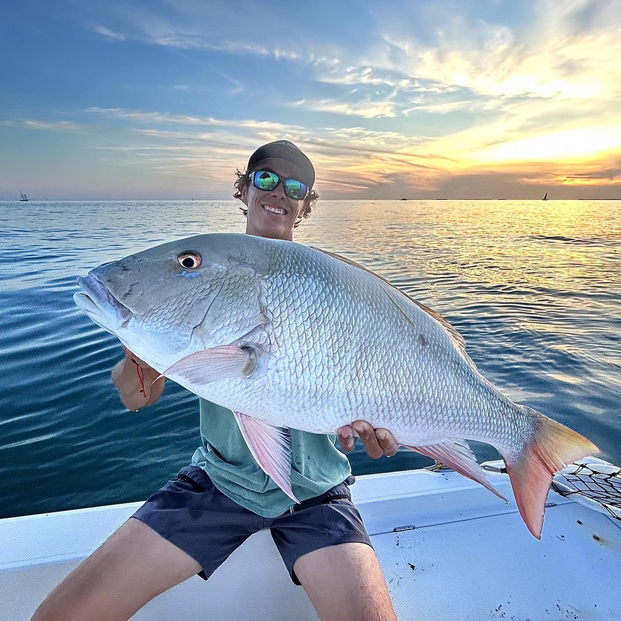 Mutton Snapper fish caught while fishing in Key West