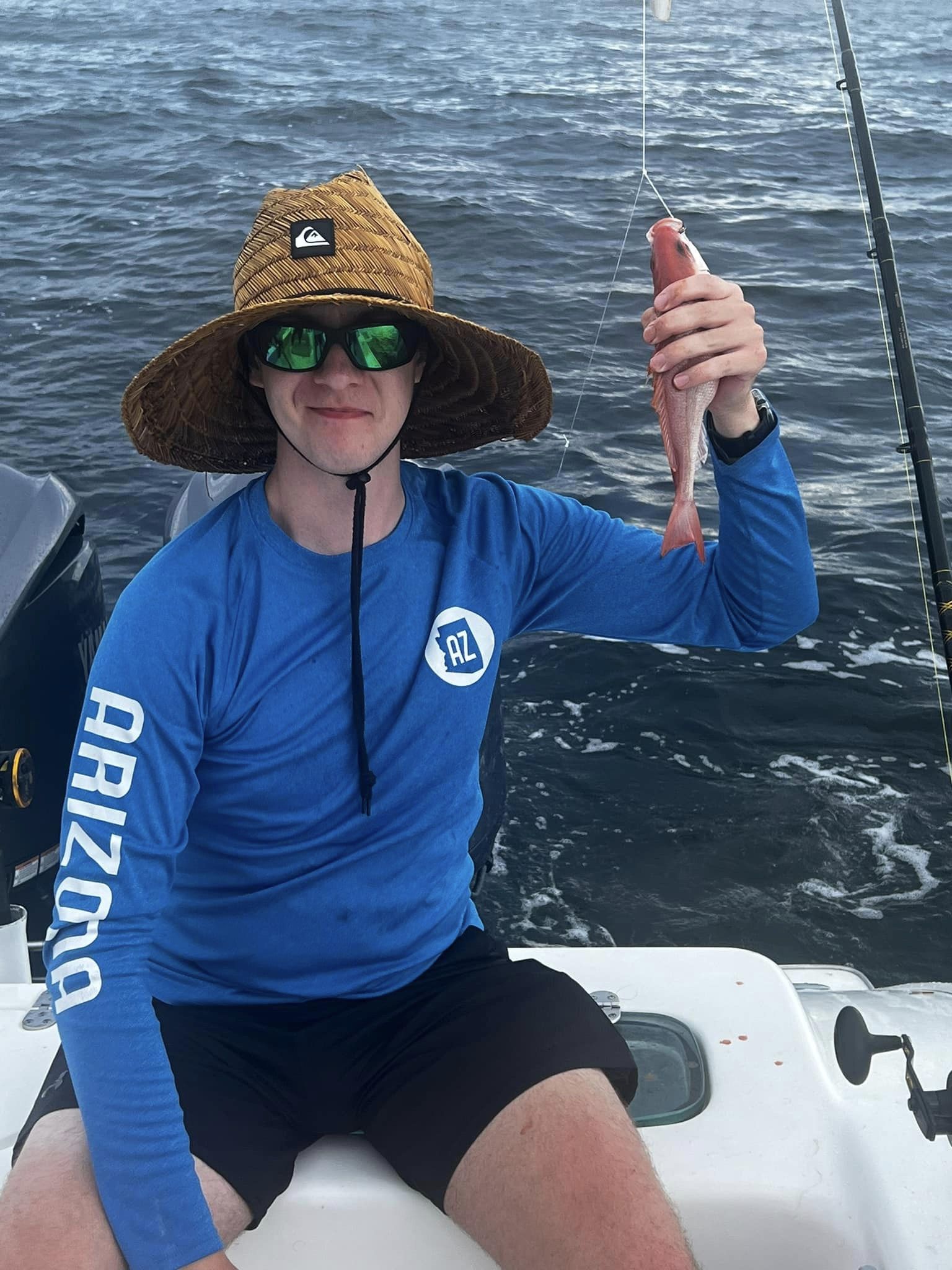 A person fishing in Alabama