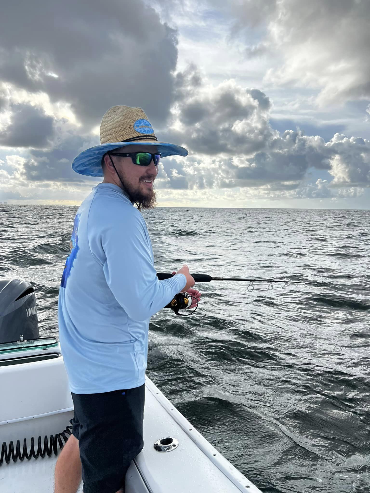 Angler enjoying a day of fishing in Fairhope