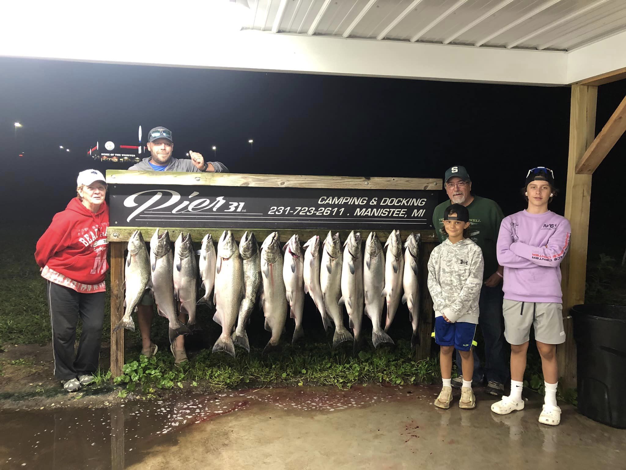 3 big fish caught on a fishing trip in MI