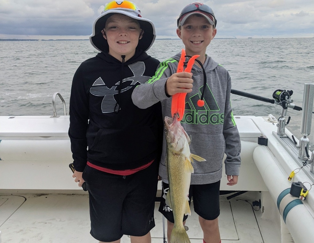 Anglers enjoying a day of fishing in Ohio