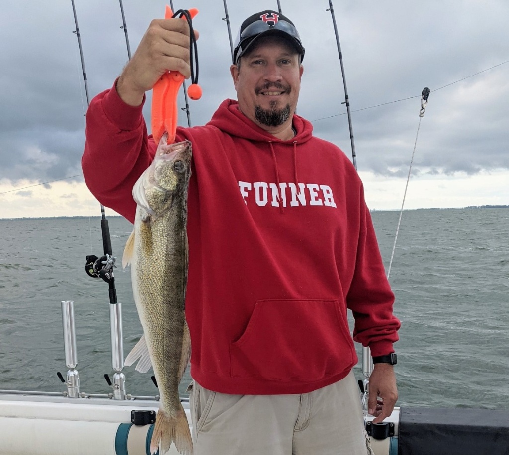 Angler with a 23-inch fish at Lakeside Marblehead