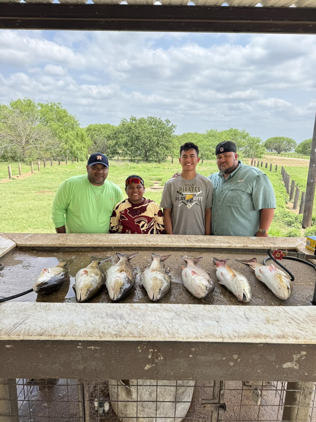 Successful fishing trip with 6 fish caught in TX