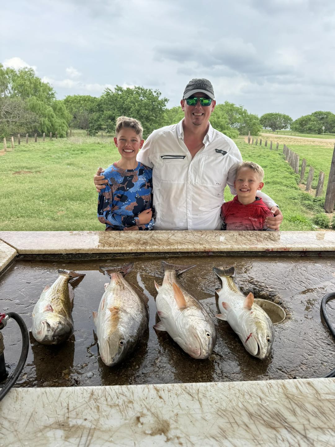 Four fish caught in San Antonio