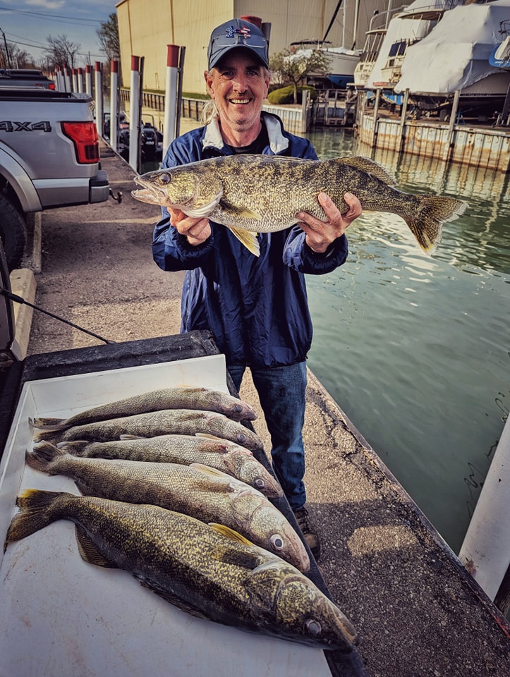 Two big fish caught by a person in Linwood