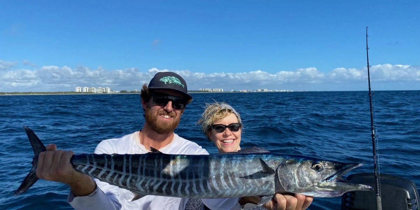 Wahoo fish caught while fishing in FL