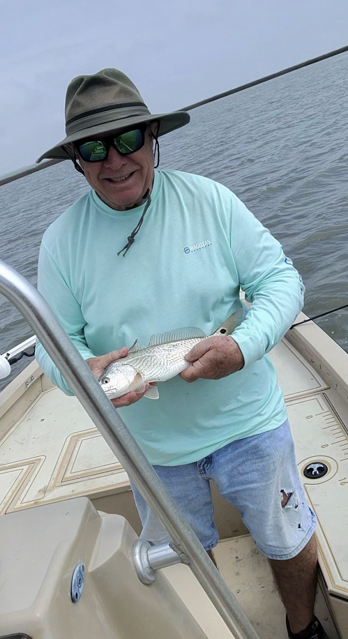 Redfish caught during fishing trip in Palacios TX waters